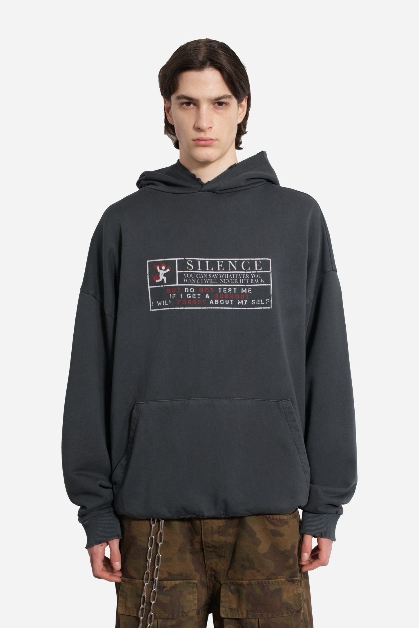 Silence Hoodie black