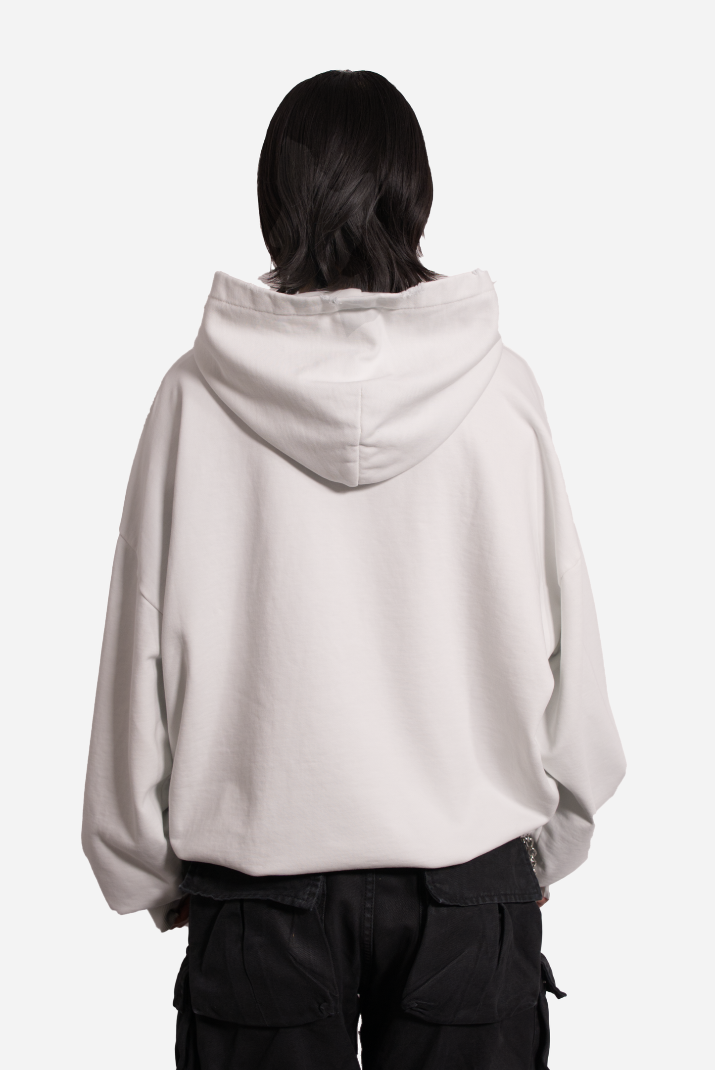 Tongue Hoodie white